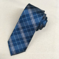 High Visibility Wholesale Private Label Green Check Woven Men's Polyester Tie